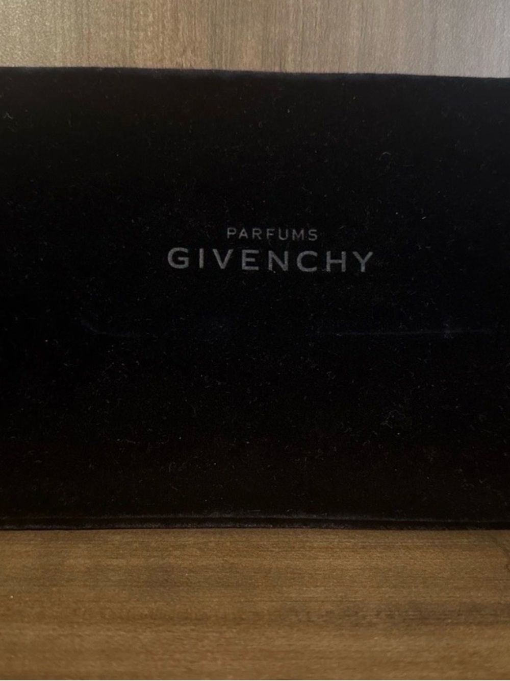 GIVENCHY PARFUMS Black Velvet Travel Case Make Up Bag